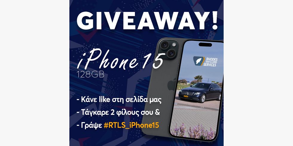Contest iPhone 15, 128GB, Black